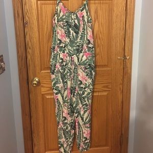 Old navy tropical jumpsuit!