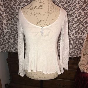 White lace shirt 🔴Final Price🔴