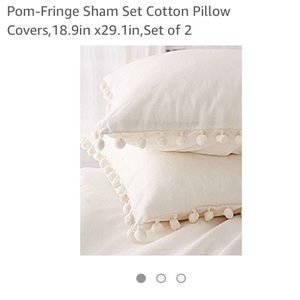 Urban Outfitters Pom Pom Shams