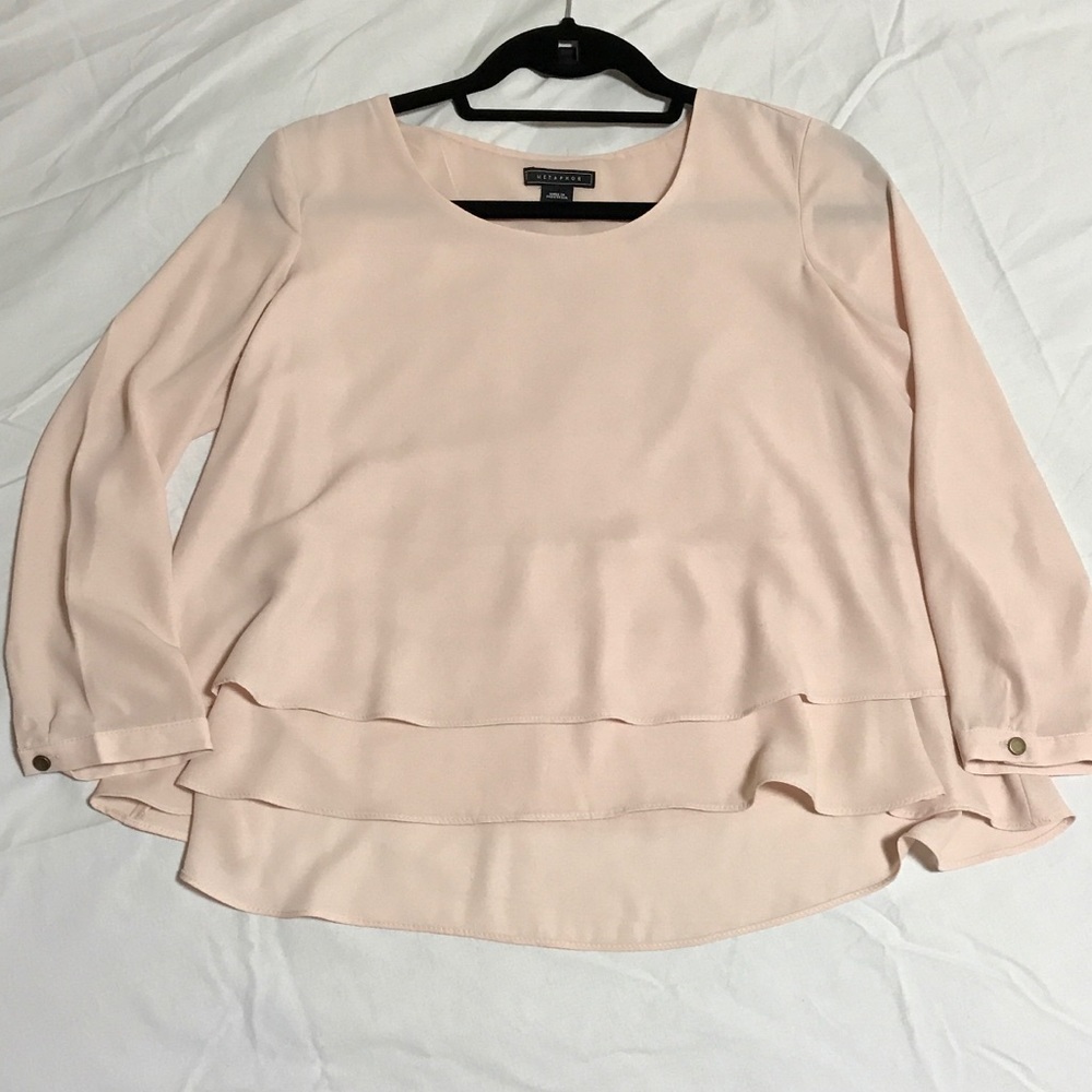 Ladies Long Sleeve Pullover Blouse Sz Small