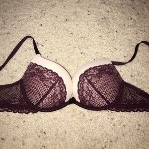 Aerie burgundy bra 34A PushUp
