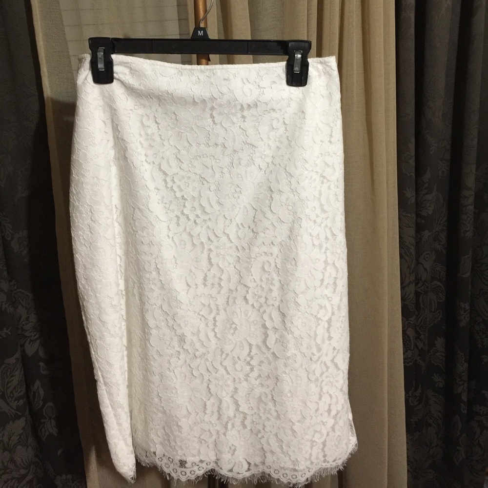 Liz Claiborne double layer lace skirt