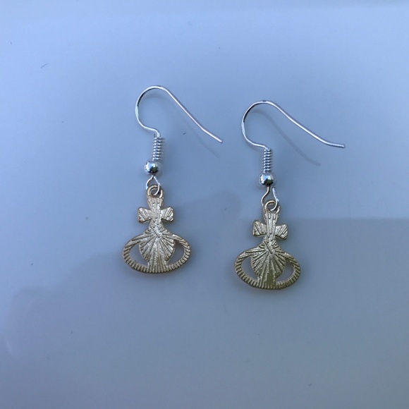 Womens Earrings Silver Plated Hook Bow-knot - Picture 5 of 7