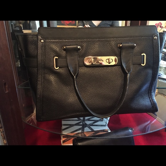 Coach | Bags | Swagger Coach Leather Bag | Poshmark