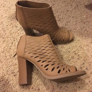 Super cute apt. 9 open toed booties!