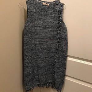 Fringe Sweater Dress Size S