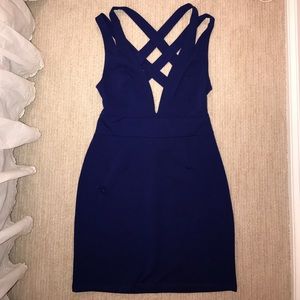 NBD blue dress