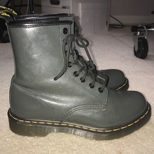 Gray Dr. Martens