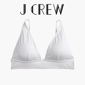 J Crew Plunge V Neck Bikini Top