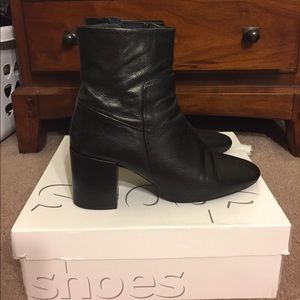 Topshop "Mint" Black Boots