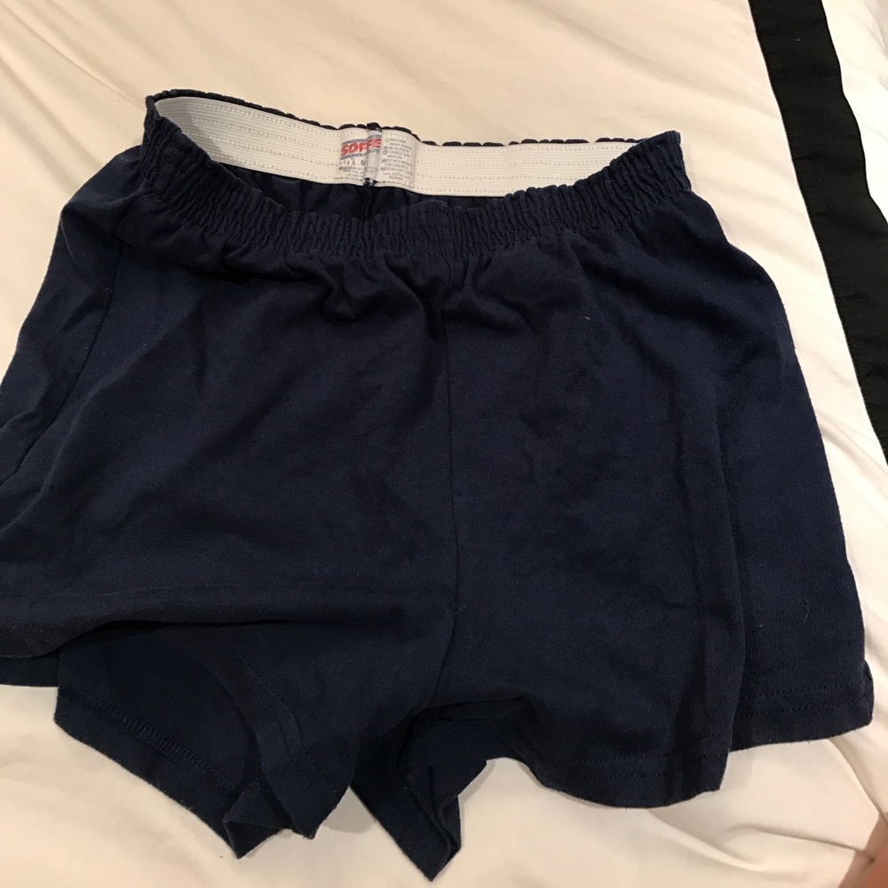 Navy blue soffe shorts