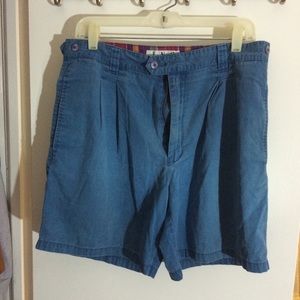 Cotton Blue Shorts