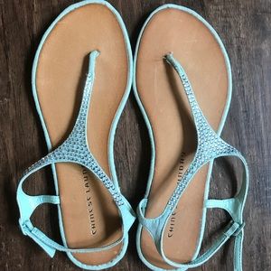 SOLD!!! Light Blue Chinese Laundry Sandals