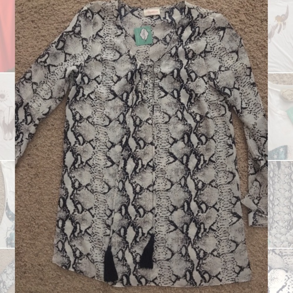 Sheer snake skin dress... never worn!