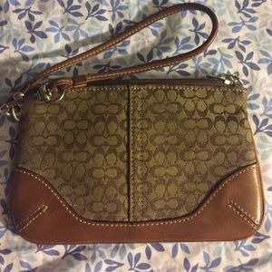 Vintage Coach Wristlet