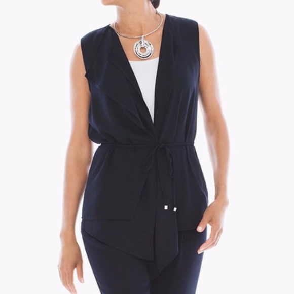 BNWT Chico's Soft Wrap Vest - Picture 4 of 4