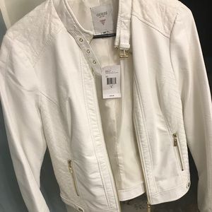 Guess white jacket