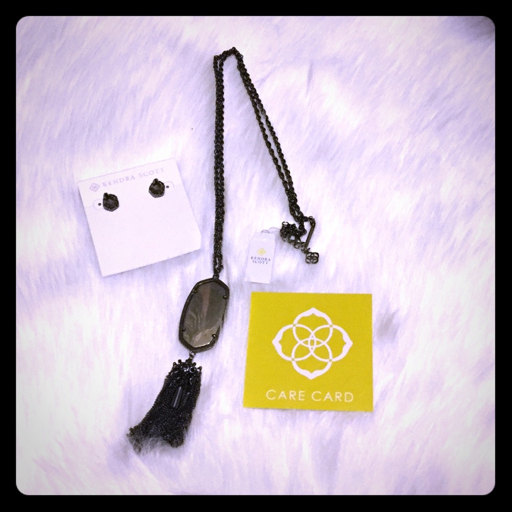 Kendra Scott Necklace-Earrings Pair