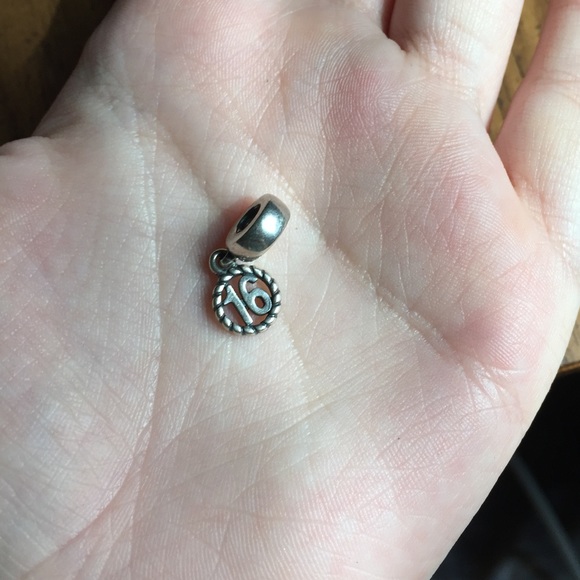 Pandora "16" Charm - Picture 2 of 3