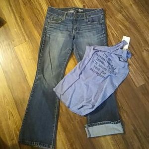American eagle jeans 12R artist