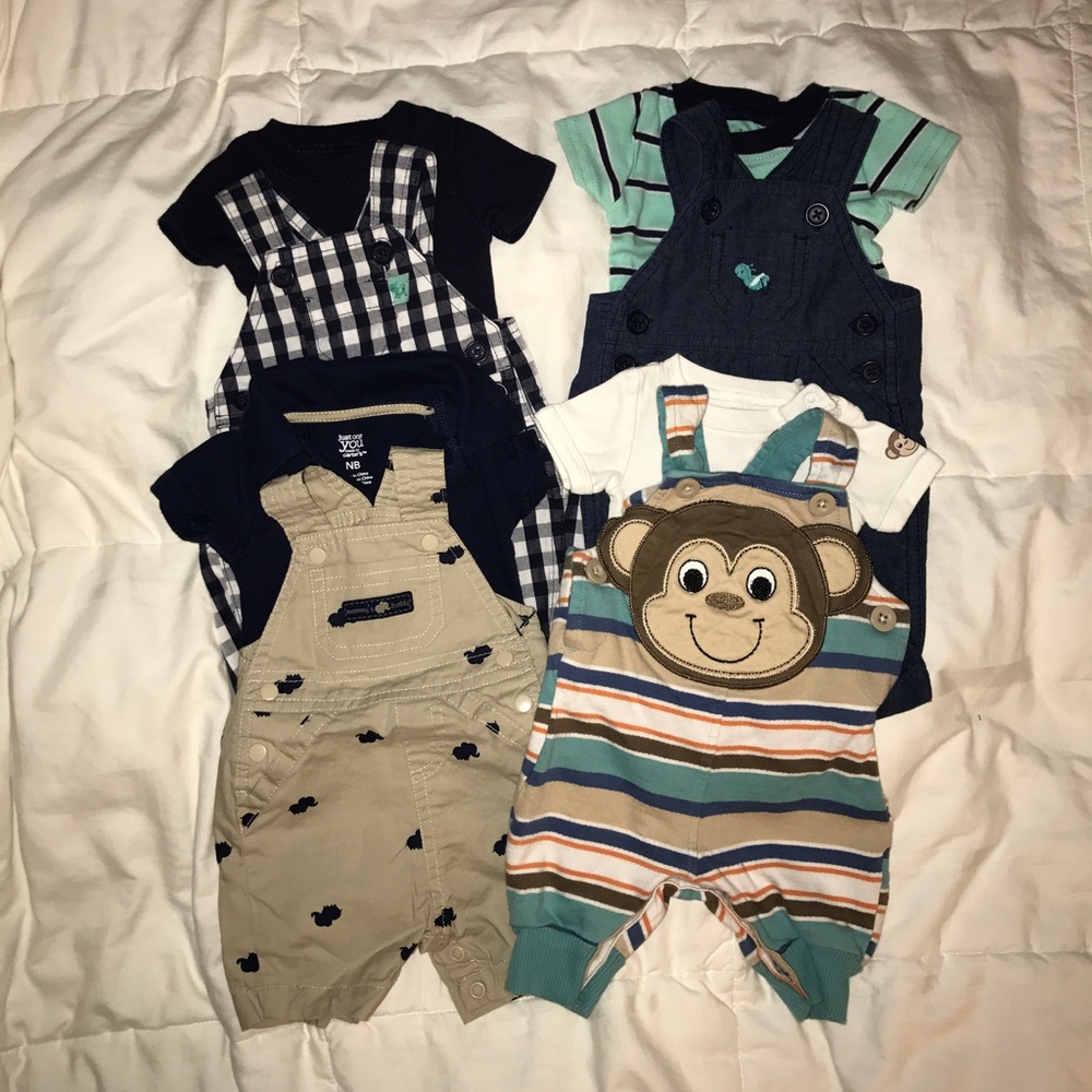 Newborn overall outfits