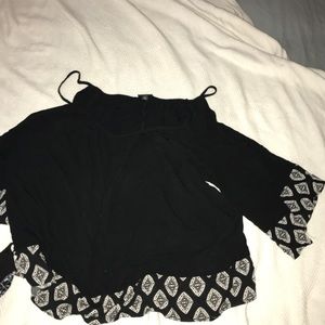 Torrid plus size cold shoulder top