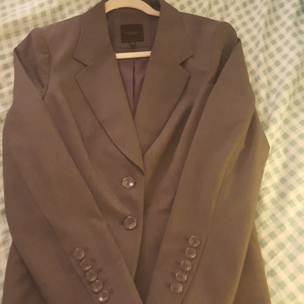 Gray suit jacket from the limited