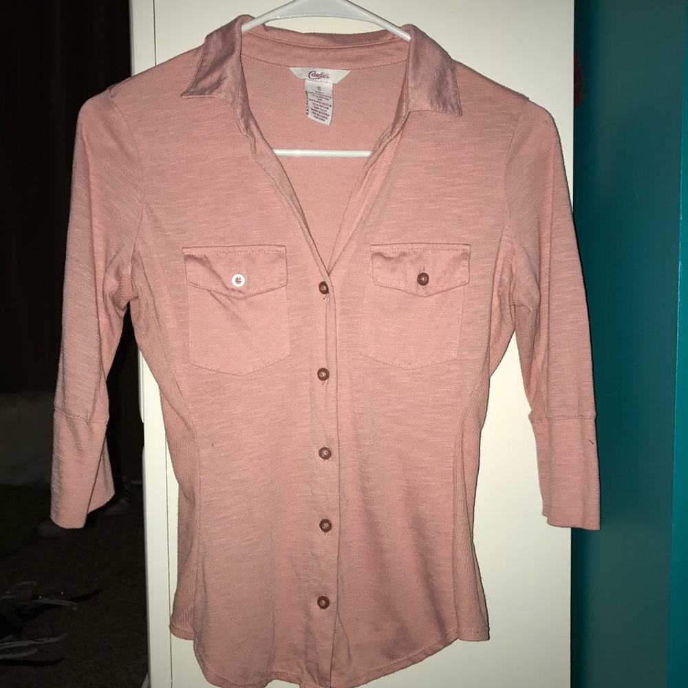 Casual Button Up Blouse