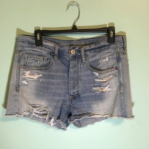 American Eagle High Waisted Jean Shorts