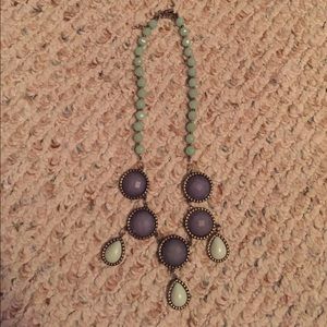 Light green and Gray necklace