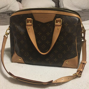 Louis Vuitton handbag in dark brown