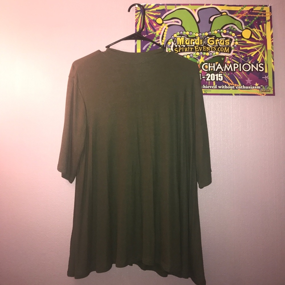 Olive green shirt