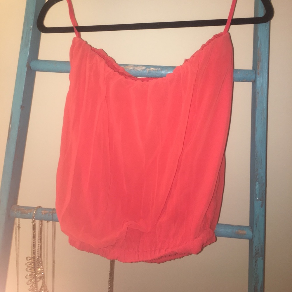 Coral Tube Top