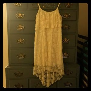 High low lace dress