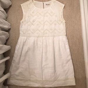 Madewell white linen dress