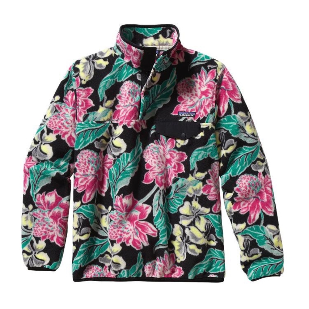 Patagonia Floral Synchilla Snap