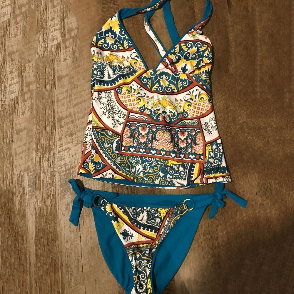 SALE - NWT BECCA Tankini Reversible Piece Swimsuit