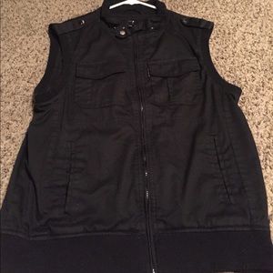 All black vest