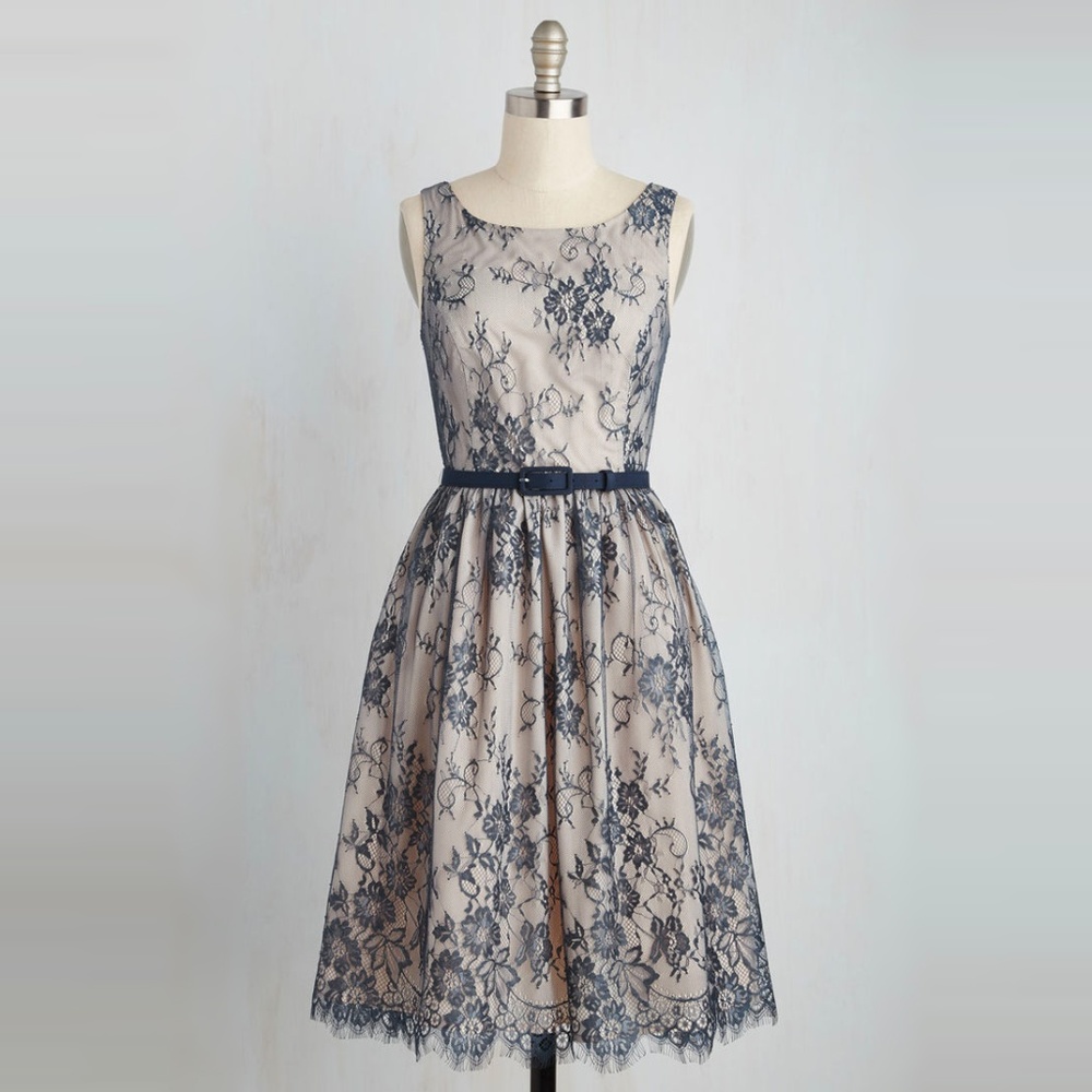 Modcloth brand "Excel in Elegance" lace dress