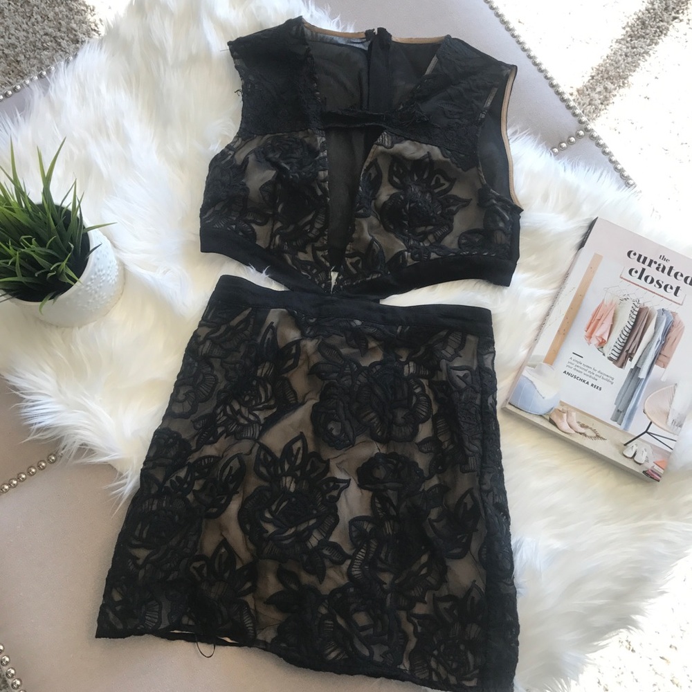 Super fun black lace stylestalker cocktail dress