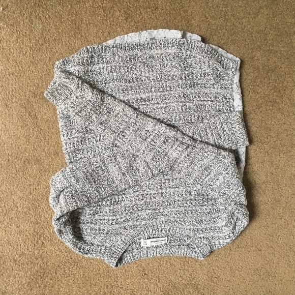 Grey Lacey back Abercrombie Sweater - Picture 2 of 2