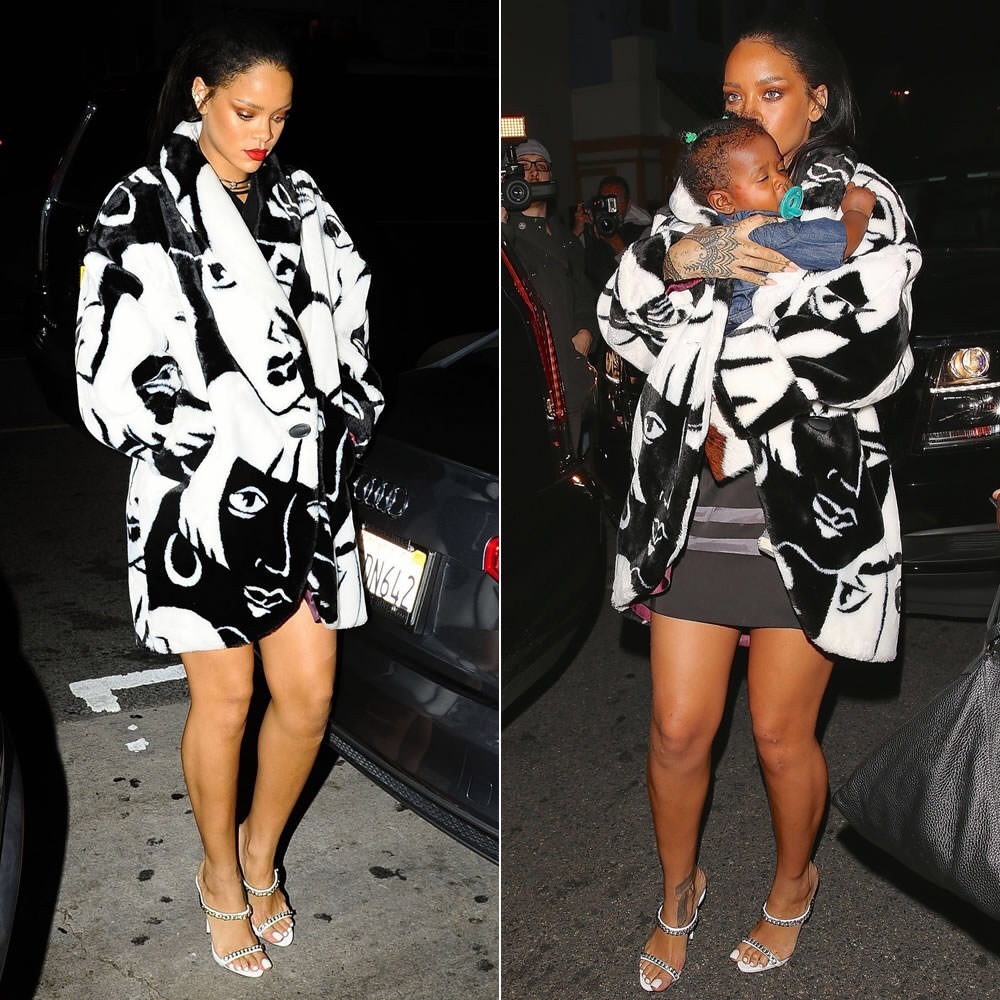 vintage donnybrook picasso faces fur coat