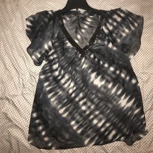 Black and white express top size small