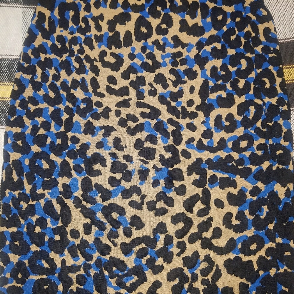 Knit Animal Motif Skirt