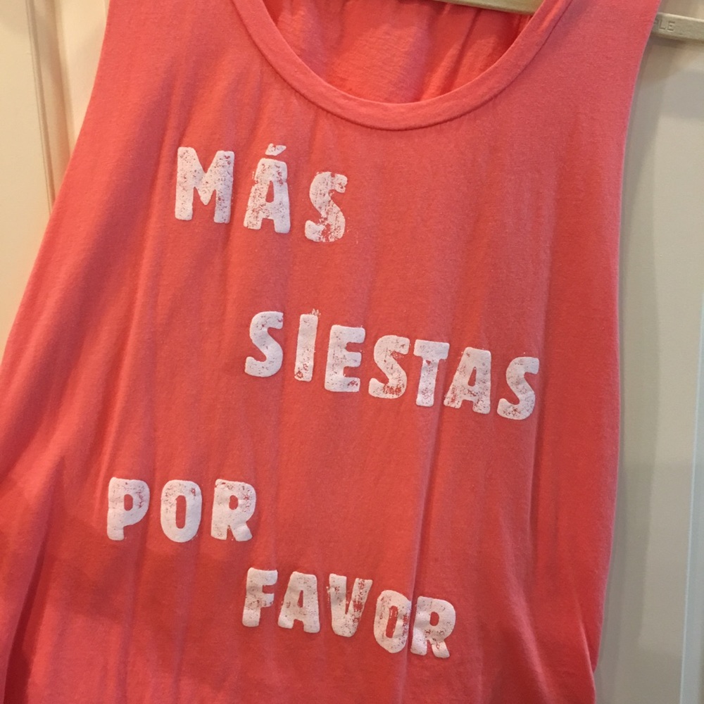 Junk Food Mas Siestas Coral Tank