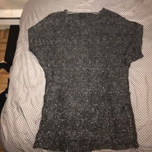 Express top grey size small