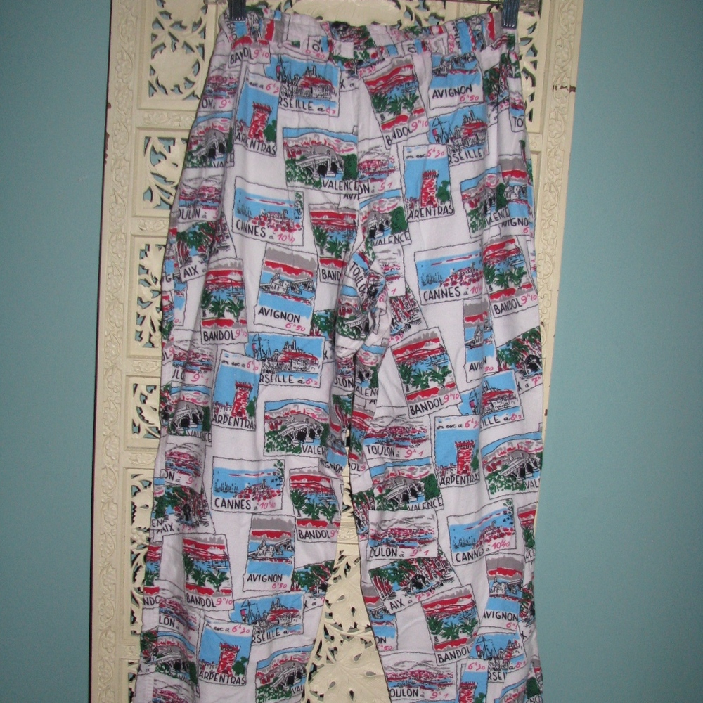 LORD & Taylor london themed pj pants