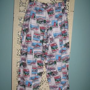 LORD & Taylor london themed pj pants