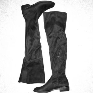 Simply Vera Over The Knee Faux Suede Boots