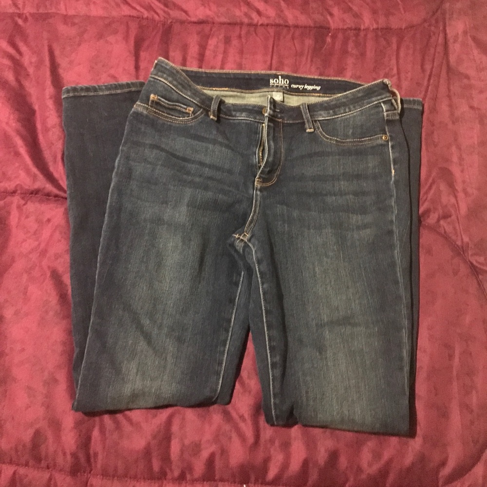 Dark New York & Company Curvy Legging Jeans
